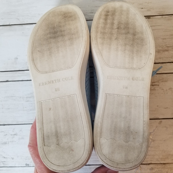 Kenneth Cole NY KAM Snake Embossed Leather Lace Up Sneakers - Picture 9 of 12